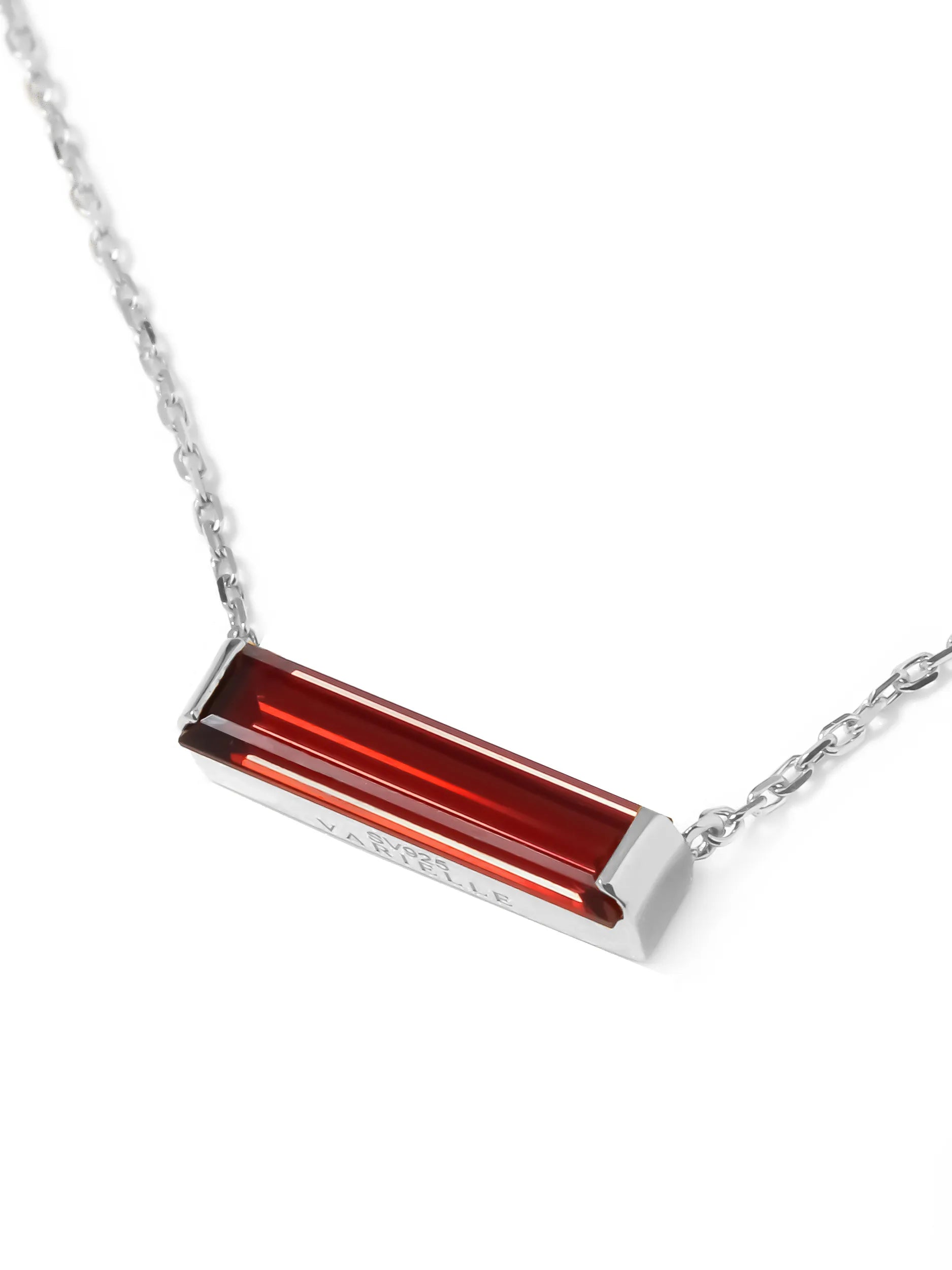 ガーネット ホリゾンタル ネックレス