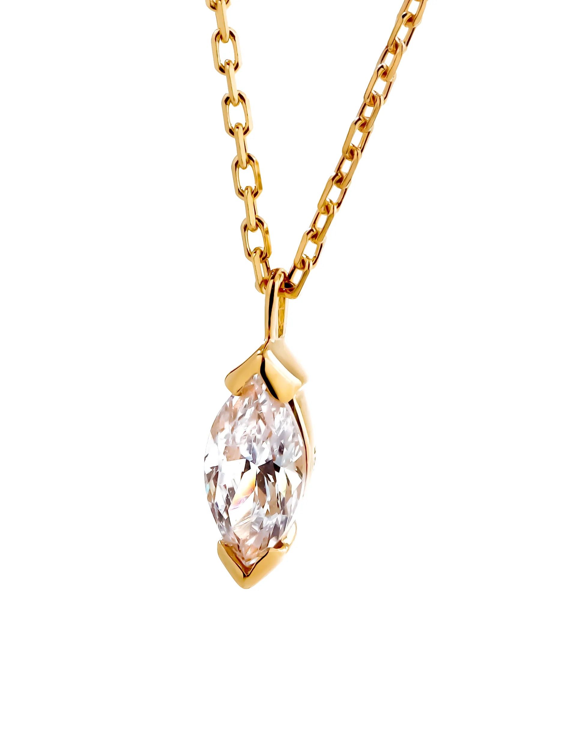 マーキスカット ホールド ネックレス