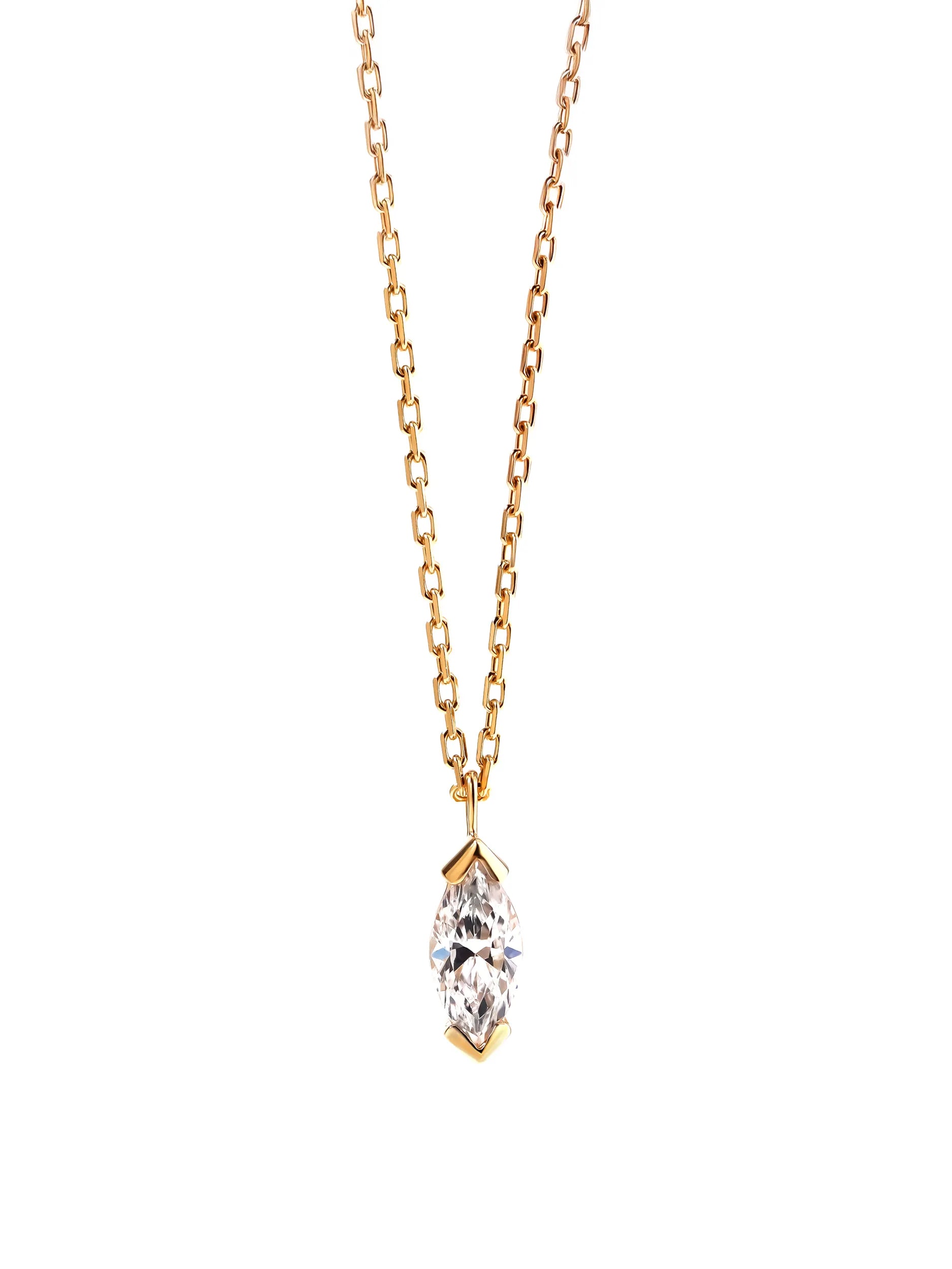 マーキスカット ホールド ネックレス