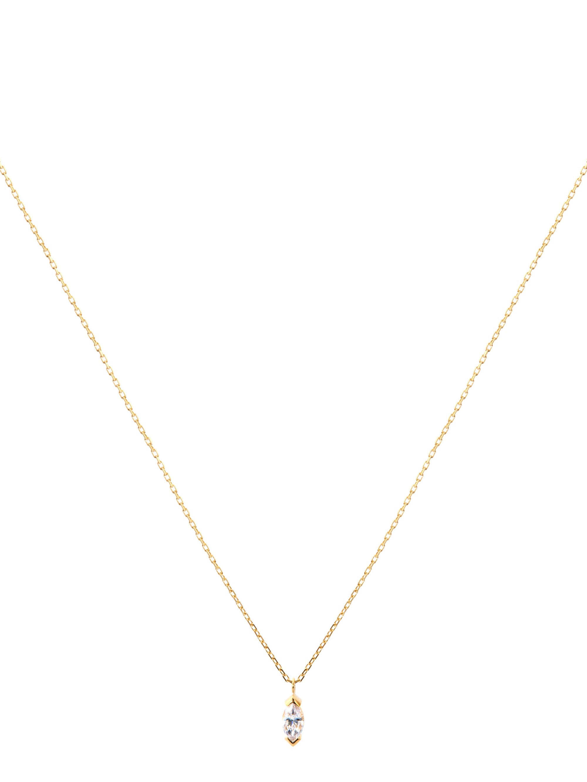 マーキスカット ホールド ネックレス