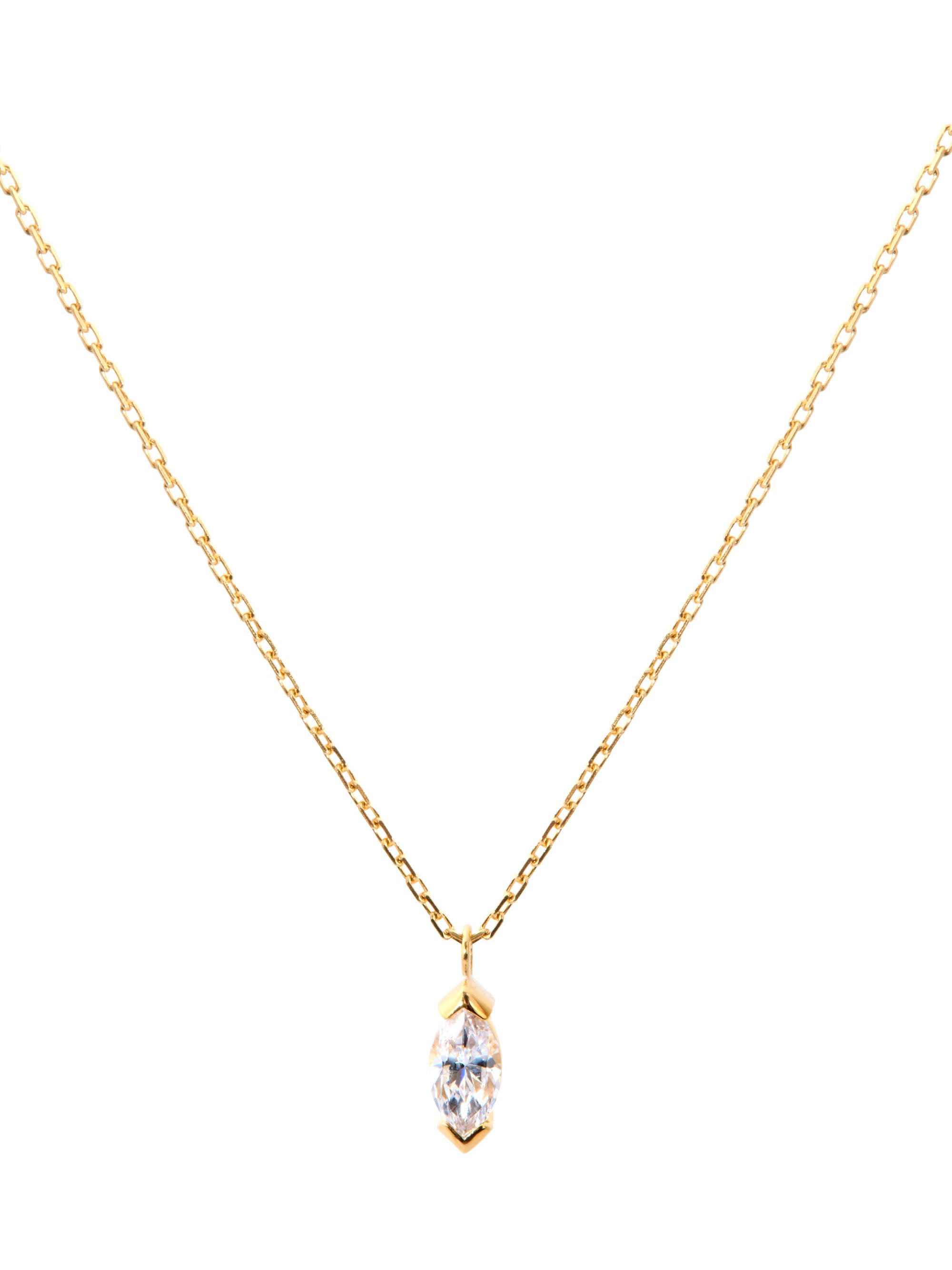 マーキスカット ホールド ネックレス