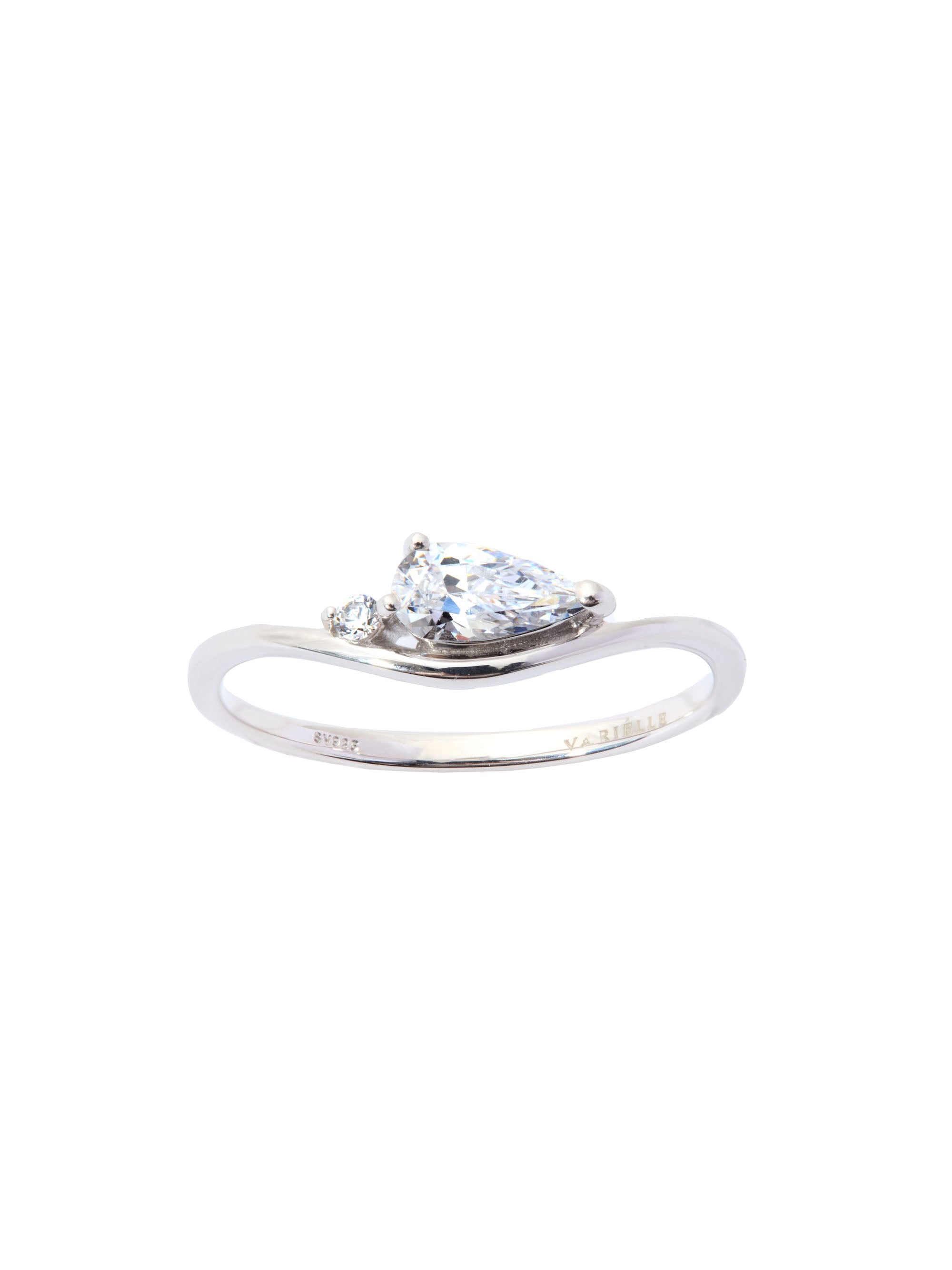 ペアシェイプ カーブ リング