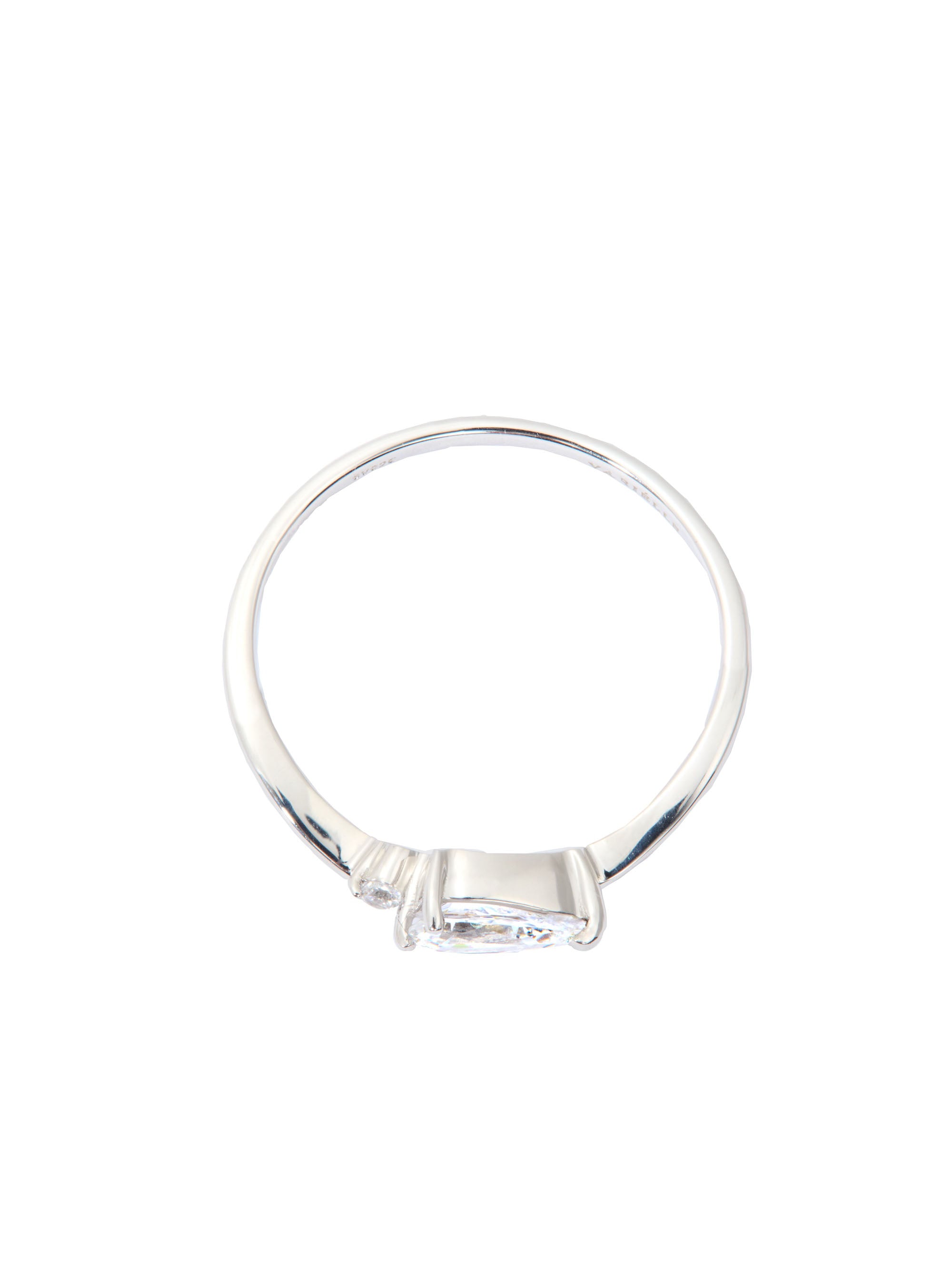 ペアシェイプ カーブ リング