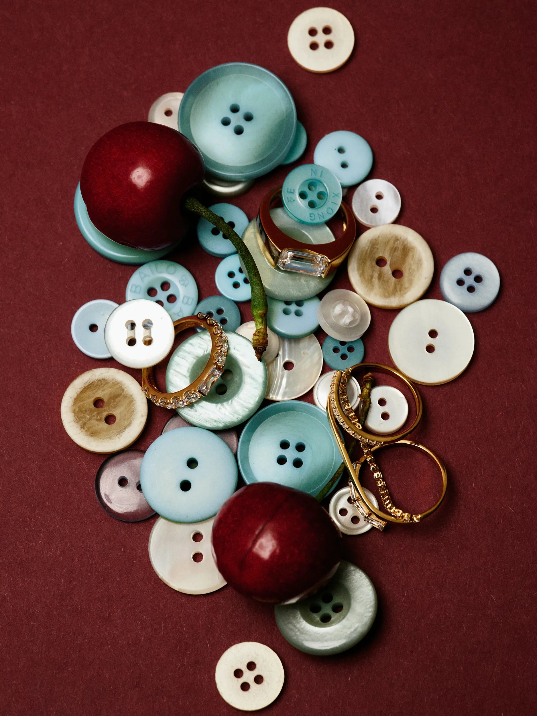 バゲットカット センターグロウ リング