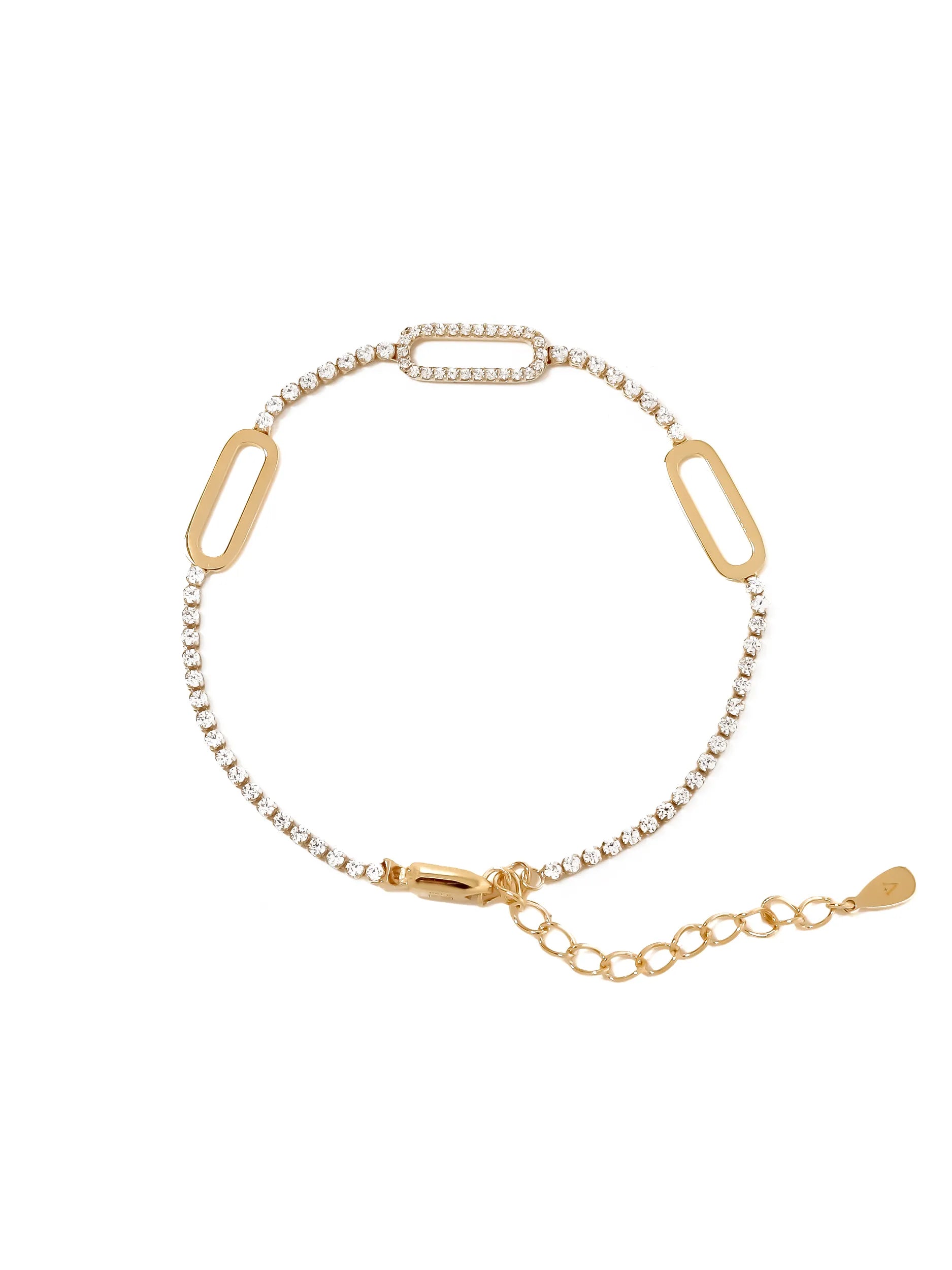 Silk chain] オーバルライン ブレスレット ゴールド｜VARIÉLLE公式ストア