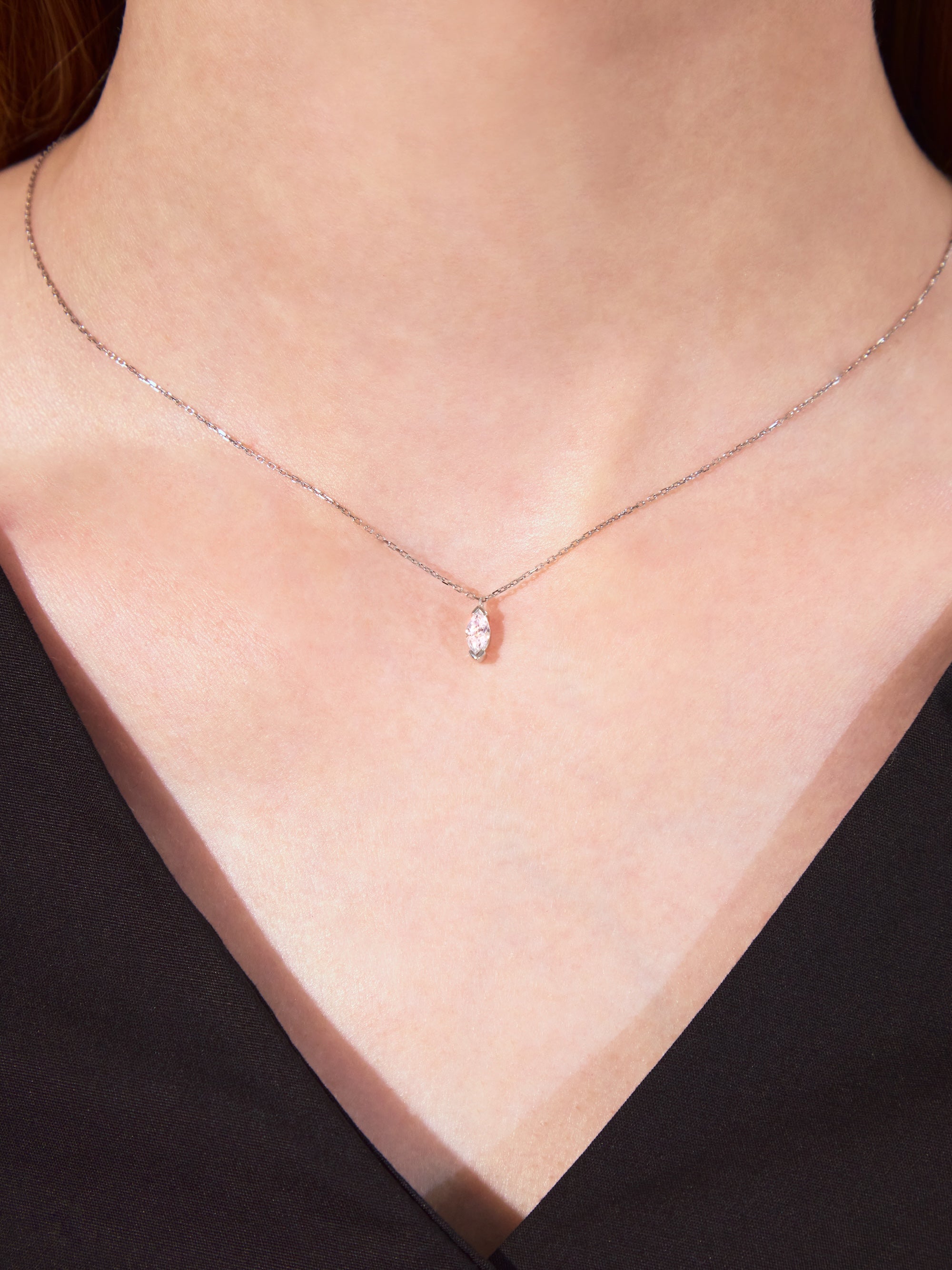 マーキスカット ホールド ネックレス