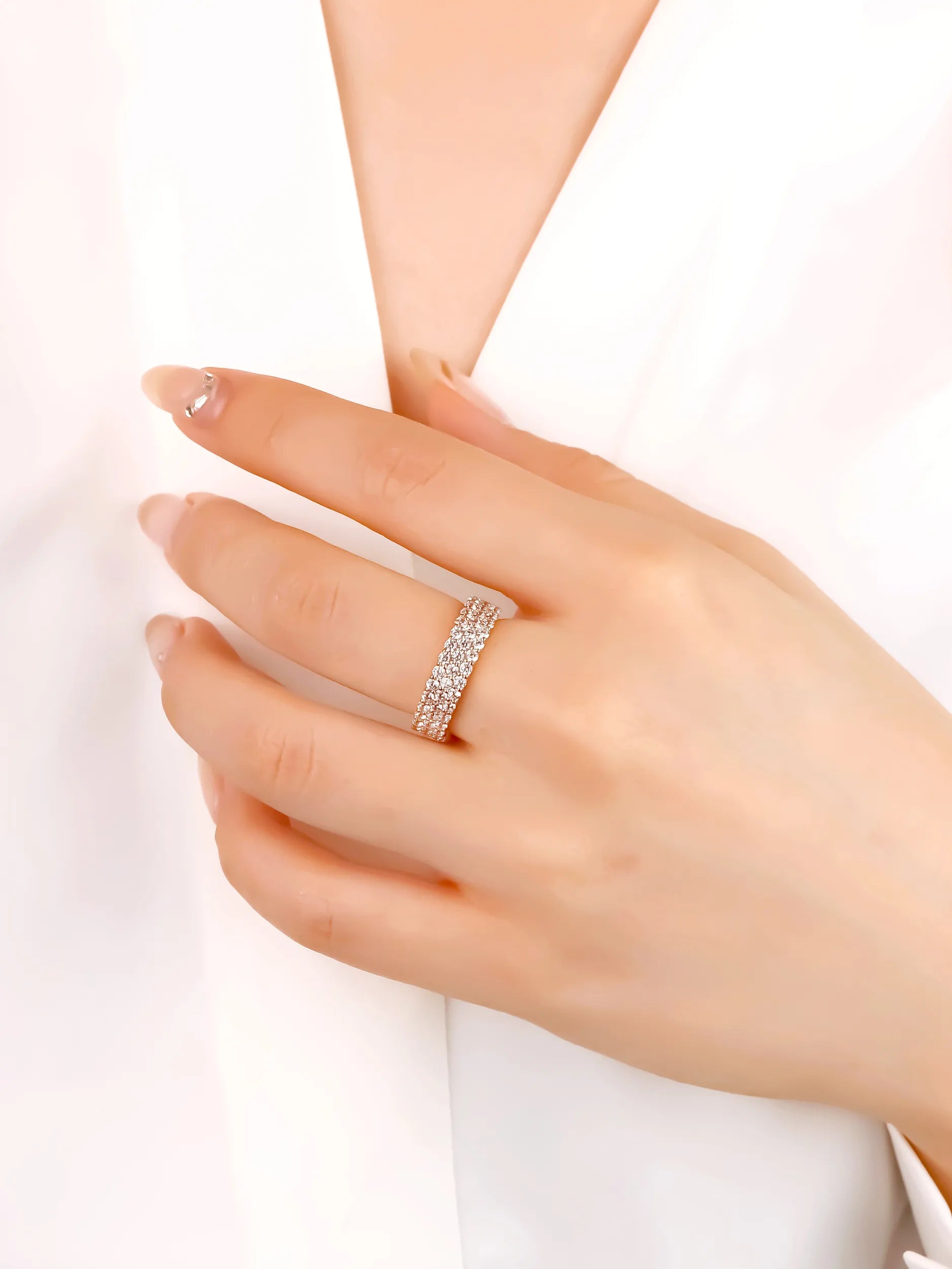 トリプルパヴェ リング