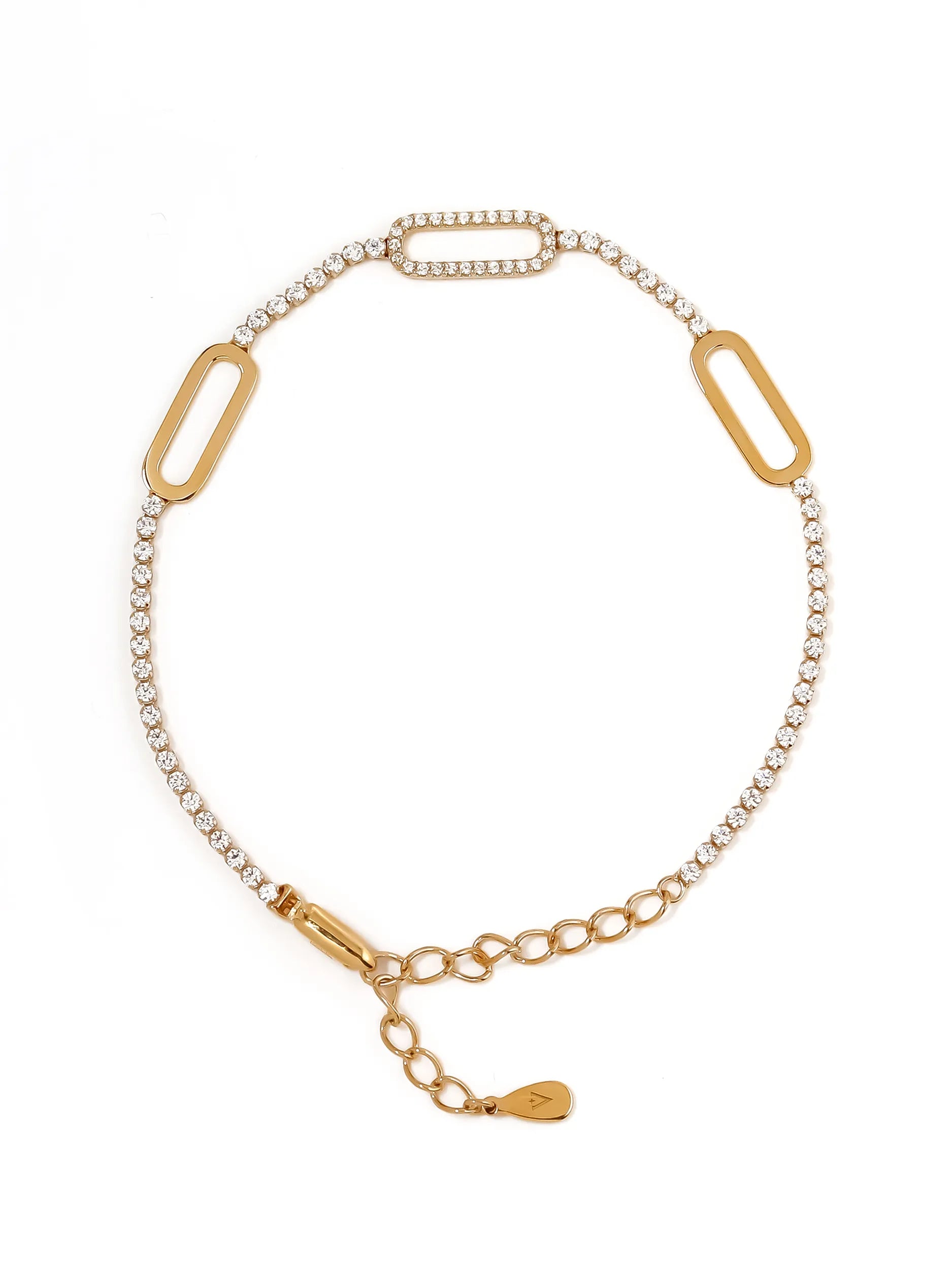 [Silk chain] オーバルライン ブレスレット