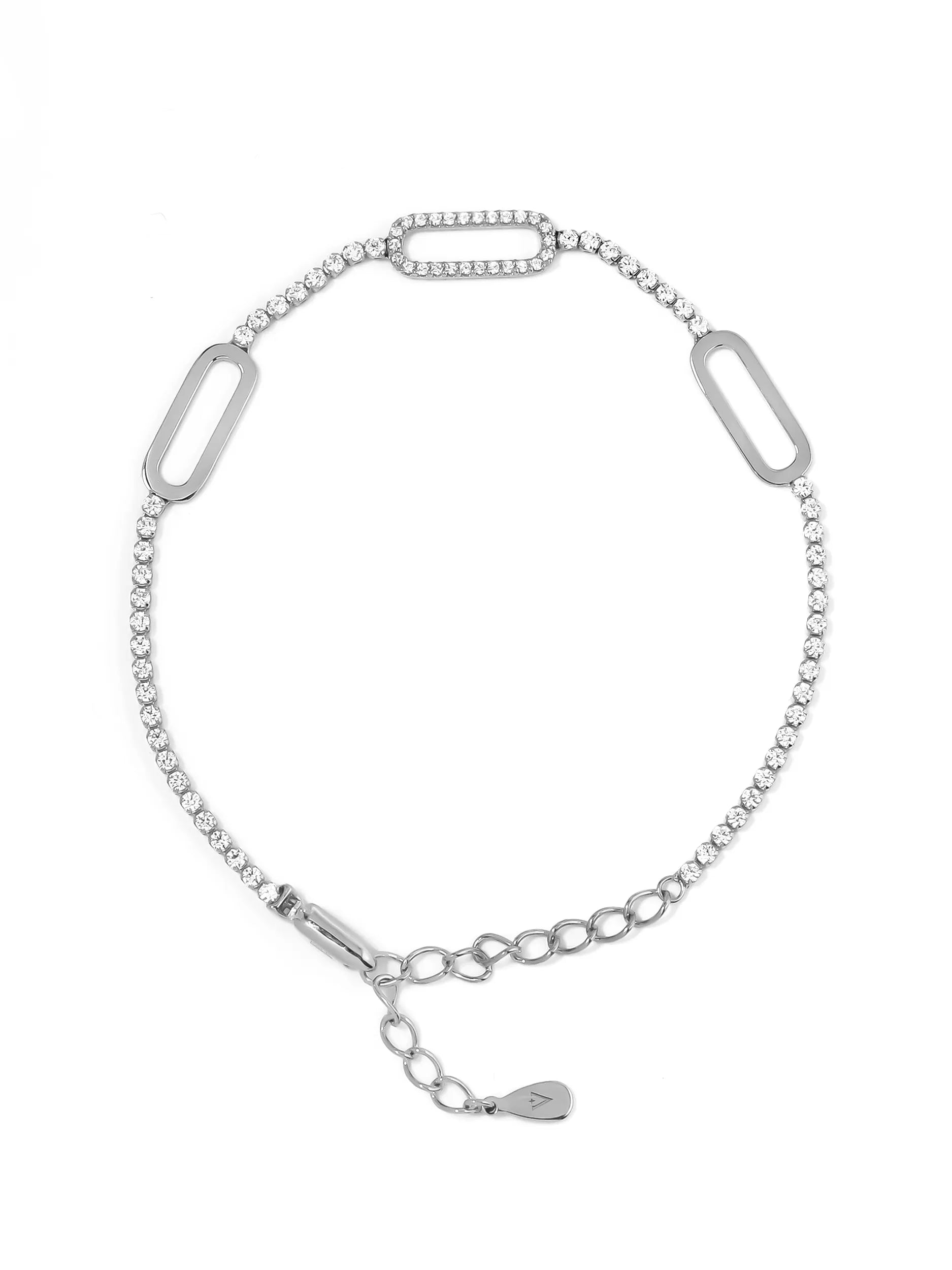 [Silk chain] オーバルライン ブレスレット