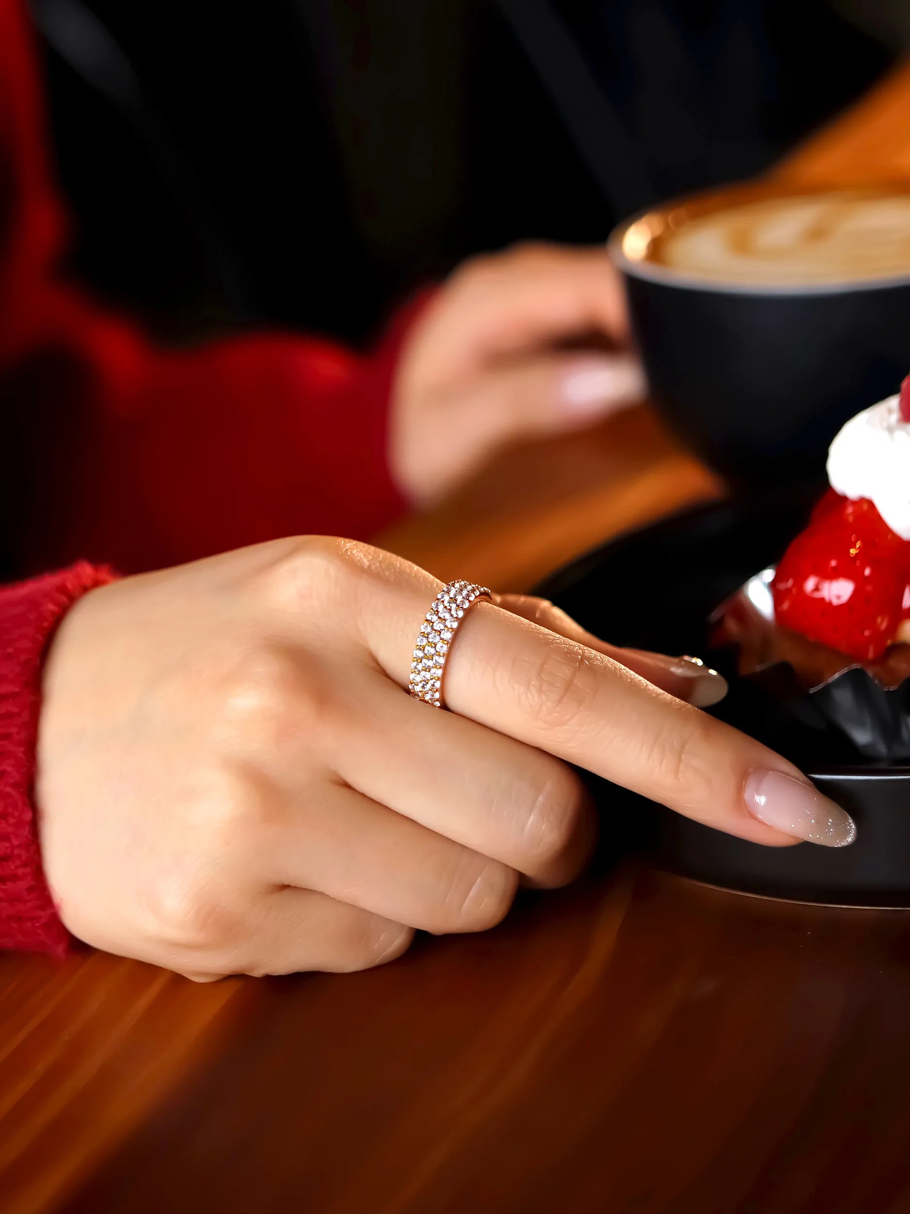 トリプルパヴェ リング