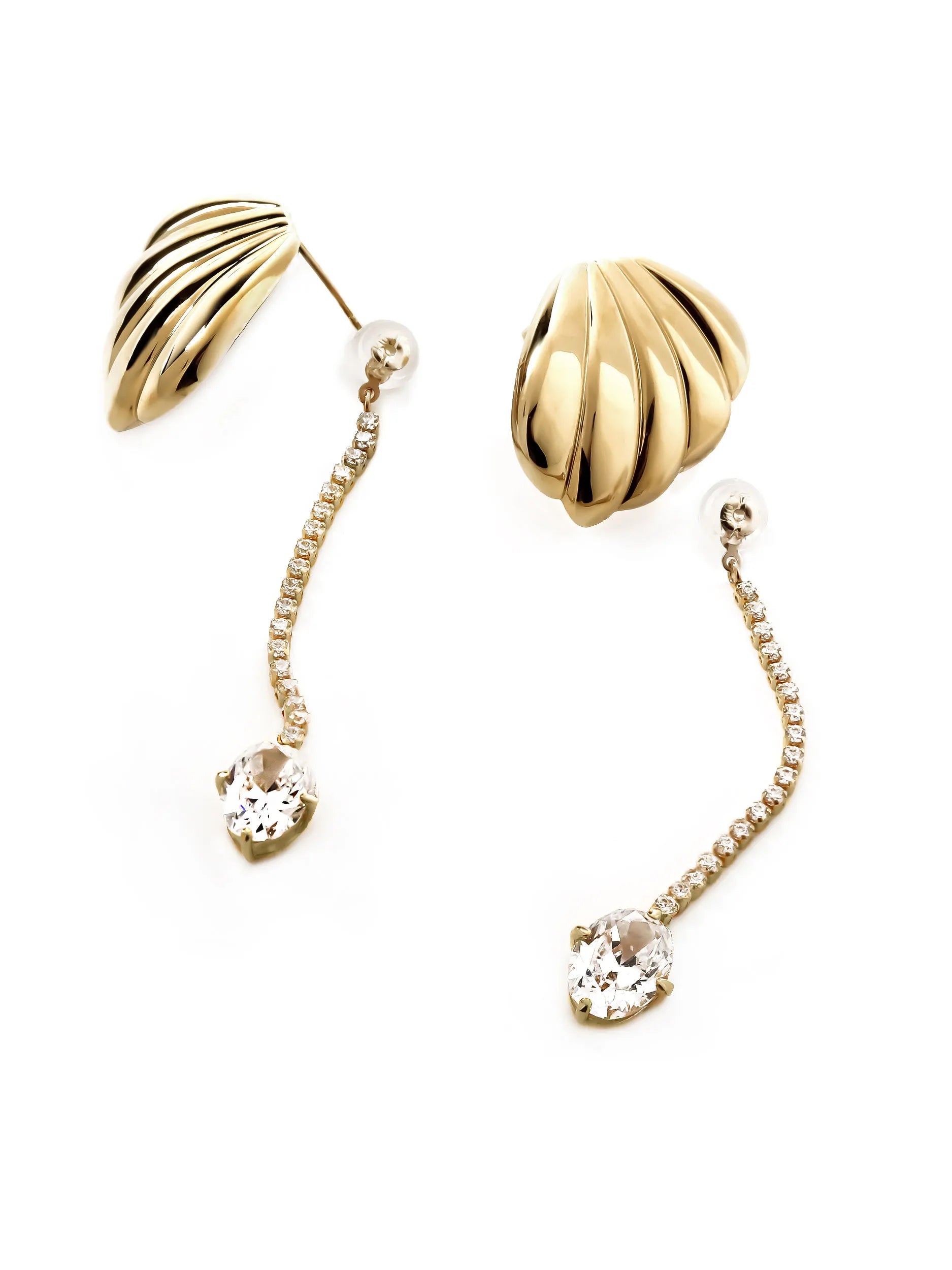 [Oil] K10YG シモネッタ ピアス