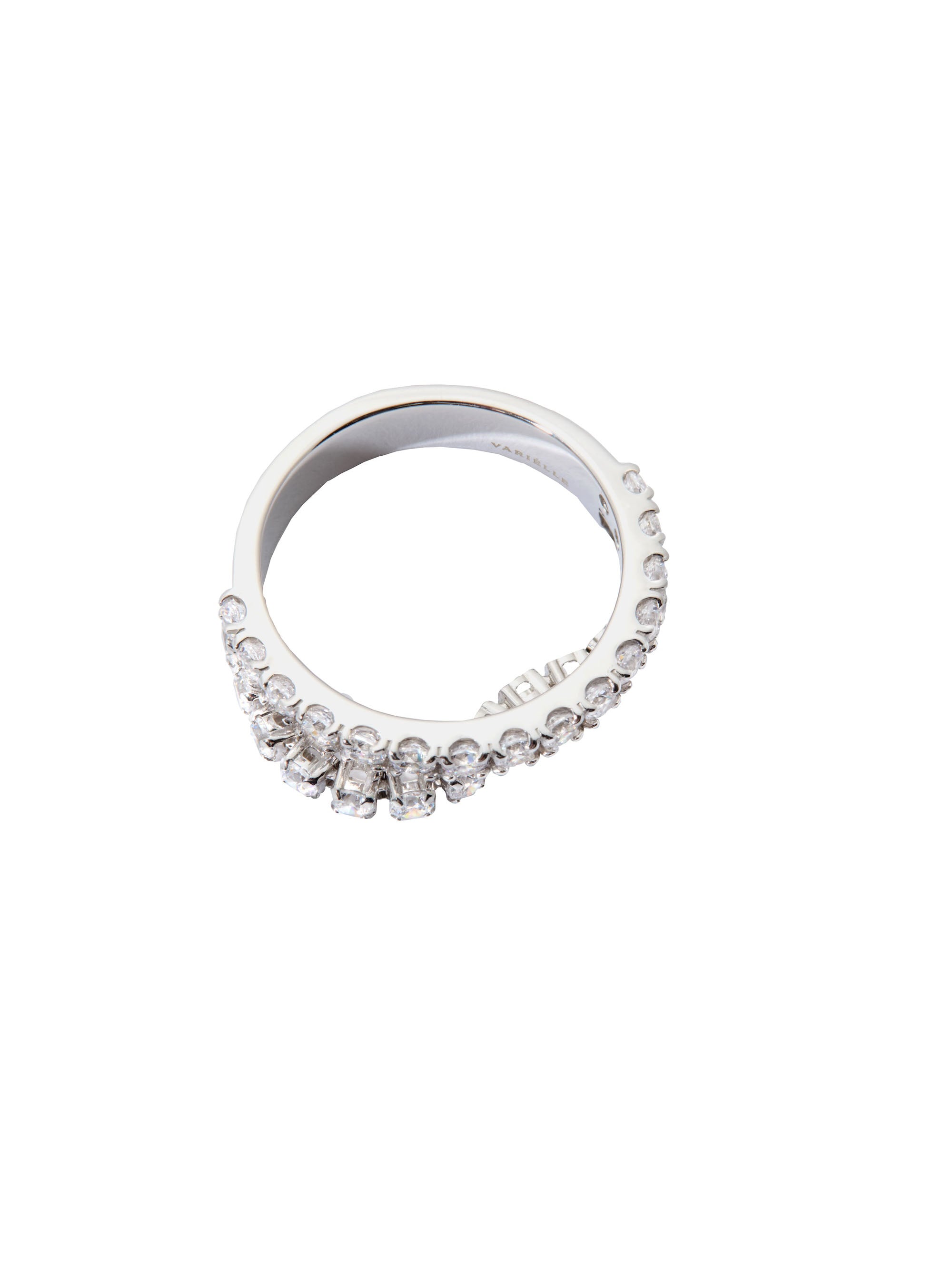 [Silk chain]  ダブルライン ドレープ  リング