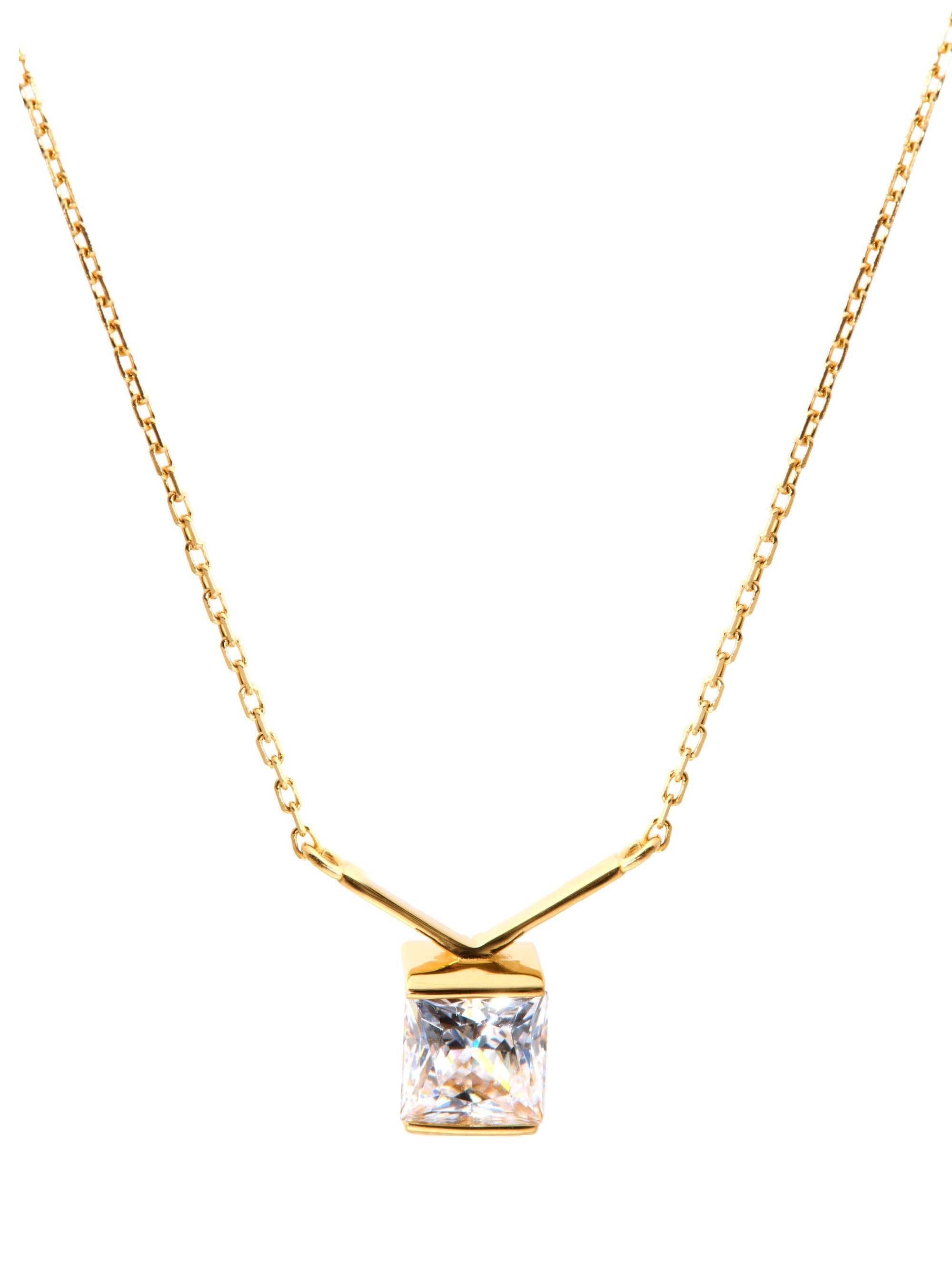 プリンセスカット Vライン ネックレス｜VARIÉLLE公式ストア