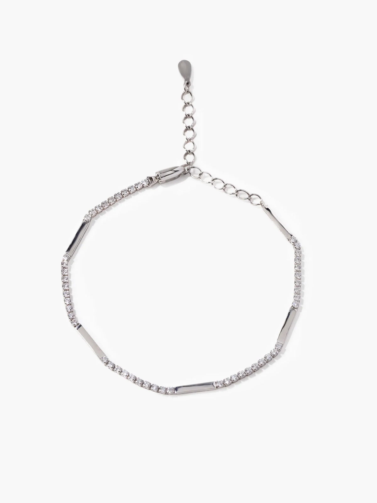 [Silk chain] フルオルタネイトバー ブレスレット