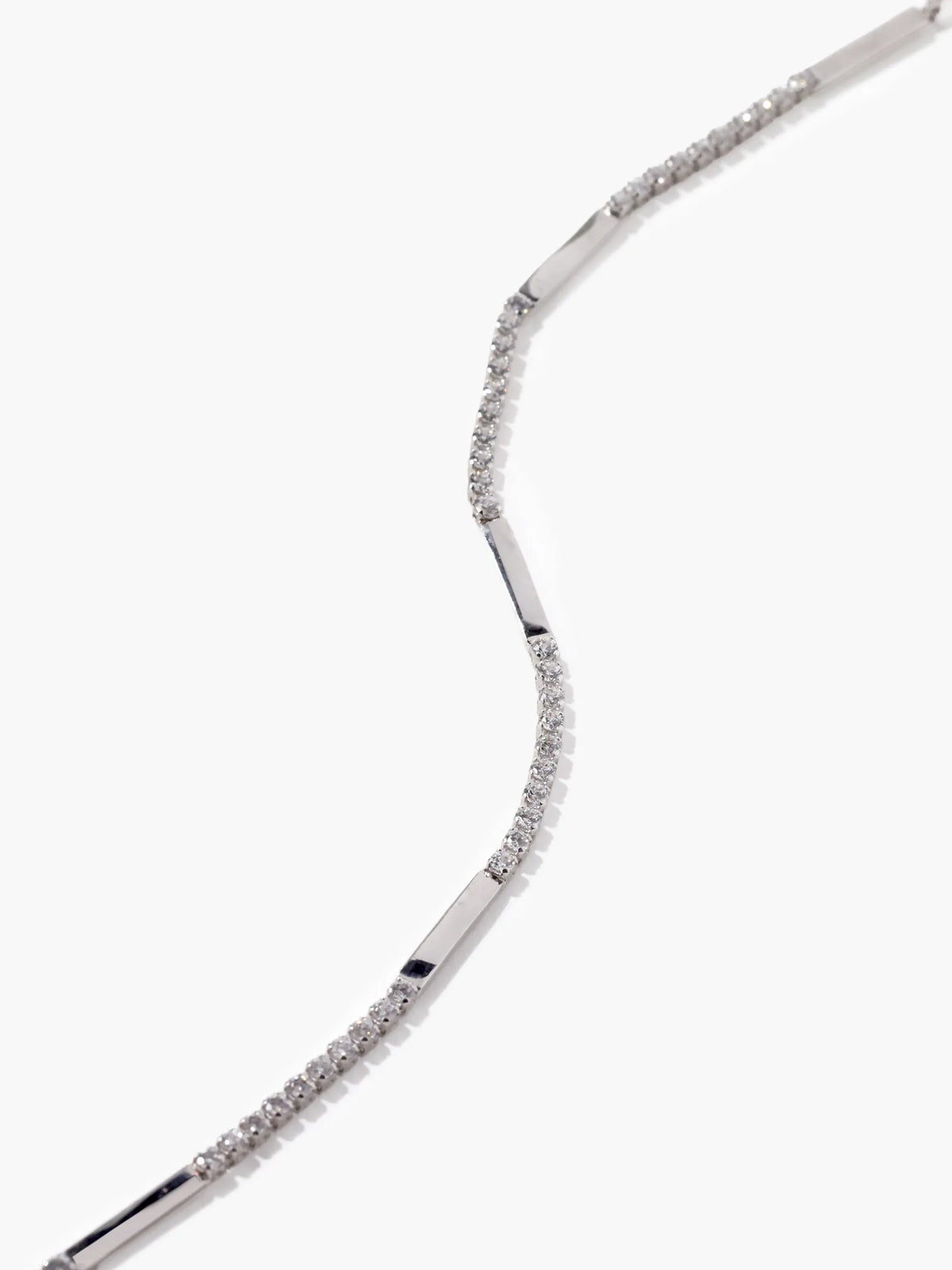 [Silk chain] フルオルタネイトバー ブレスレット