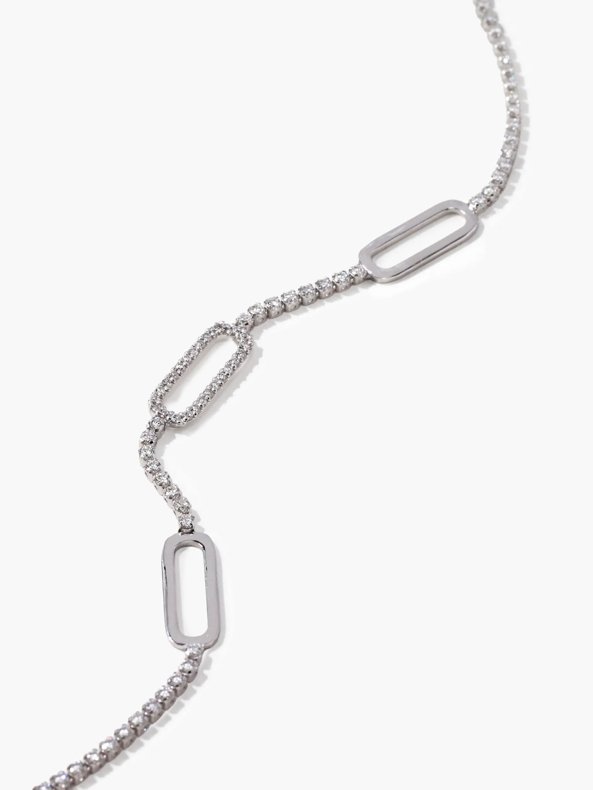 [Silk chain] オーバルライン ブレスレット