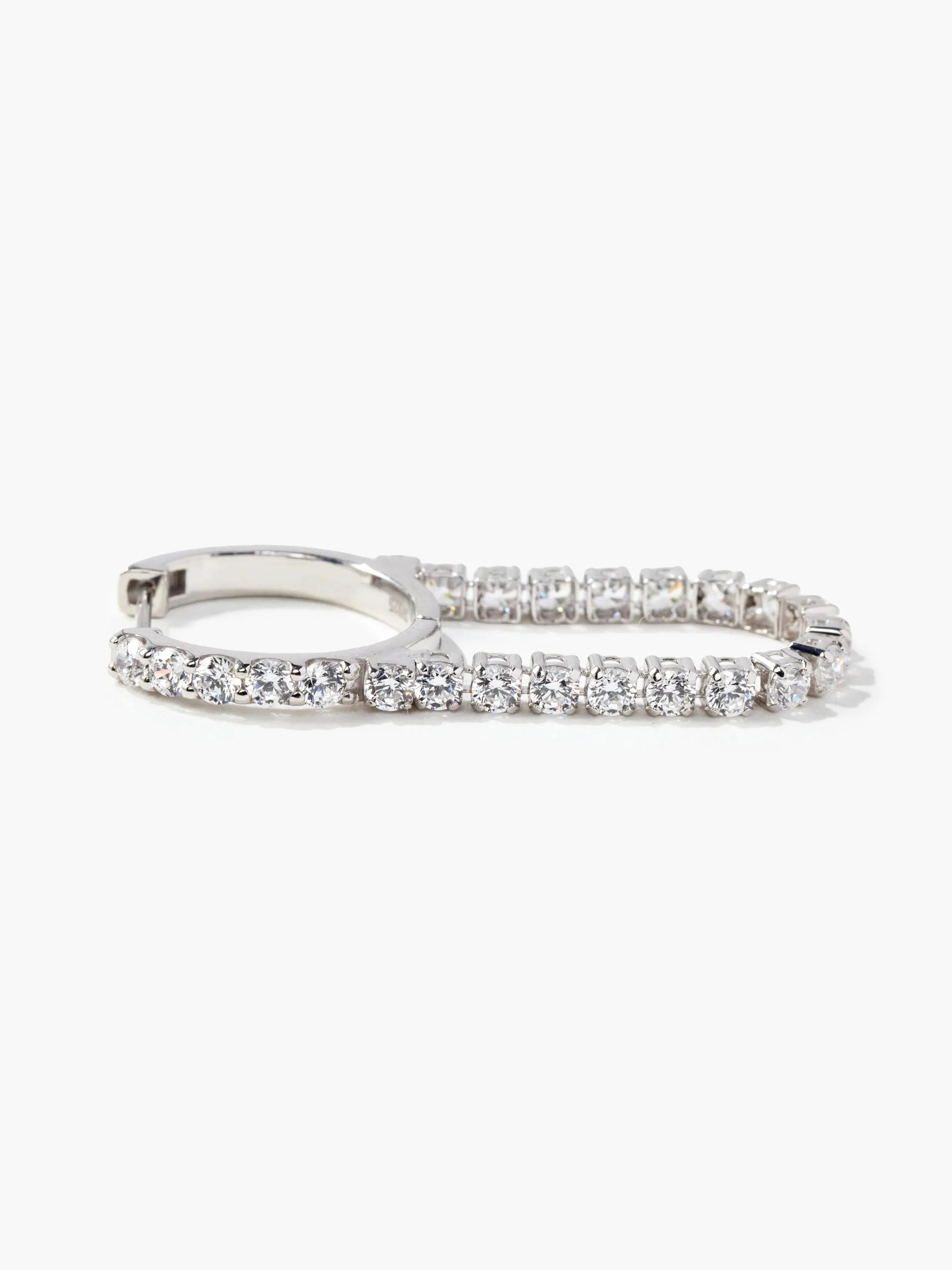 [Silk chain]  ドレープ フープピアス