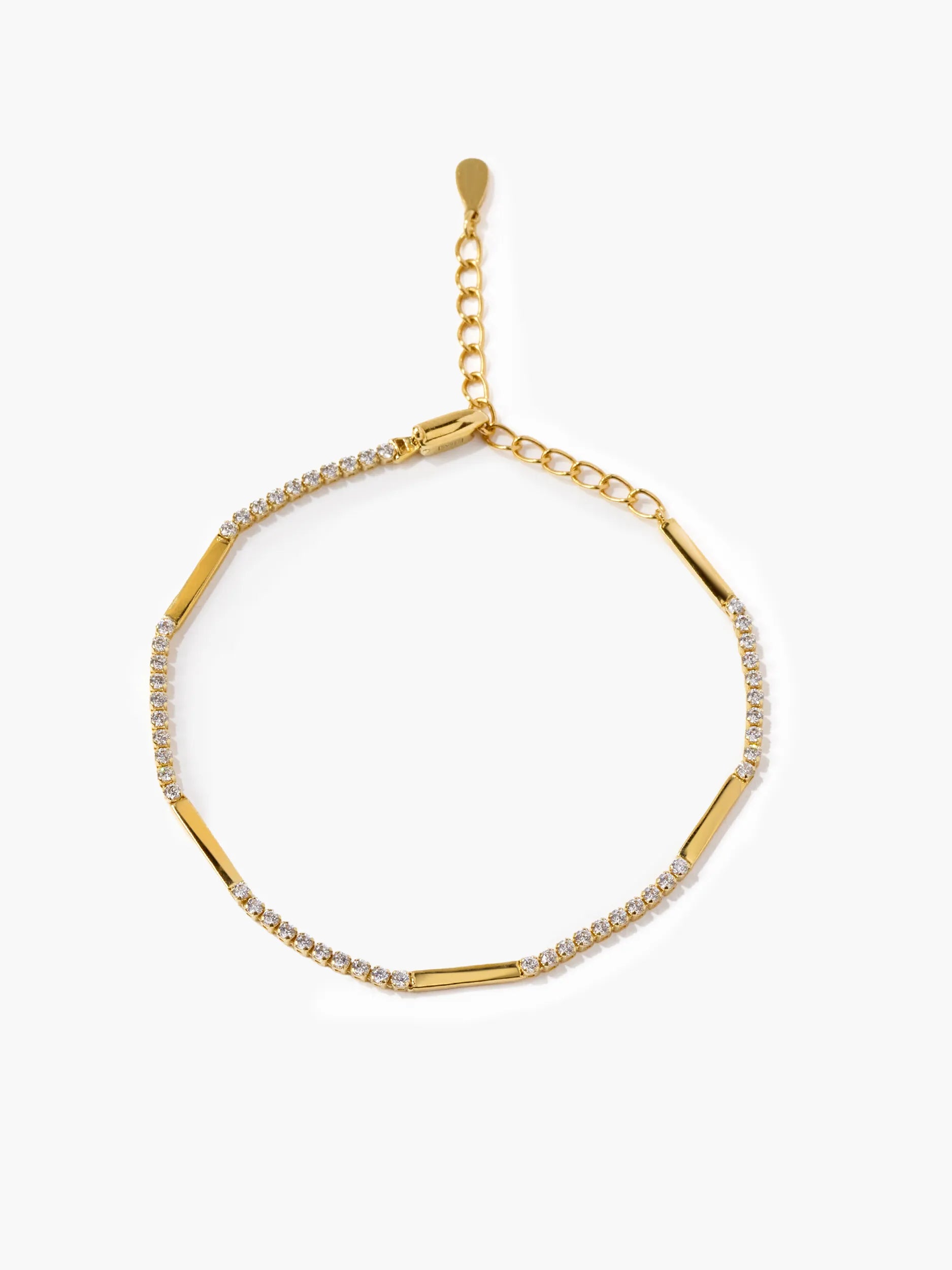 [Silk chain] フルオルタネイトバー ブレスレット