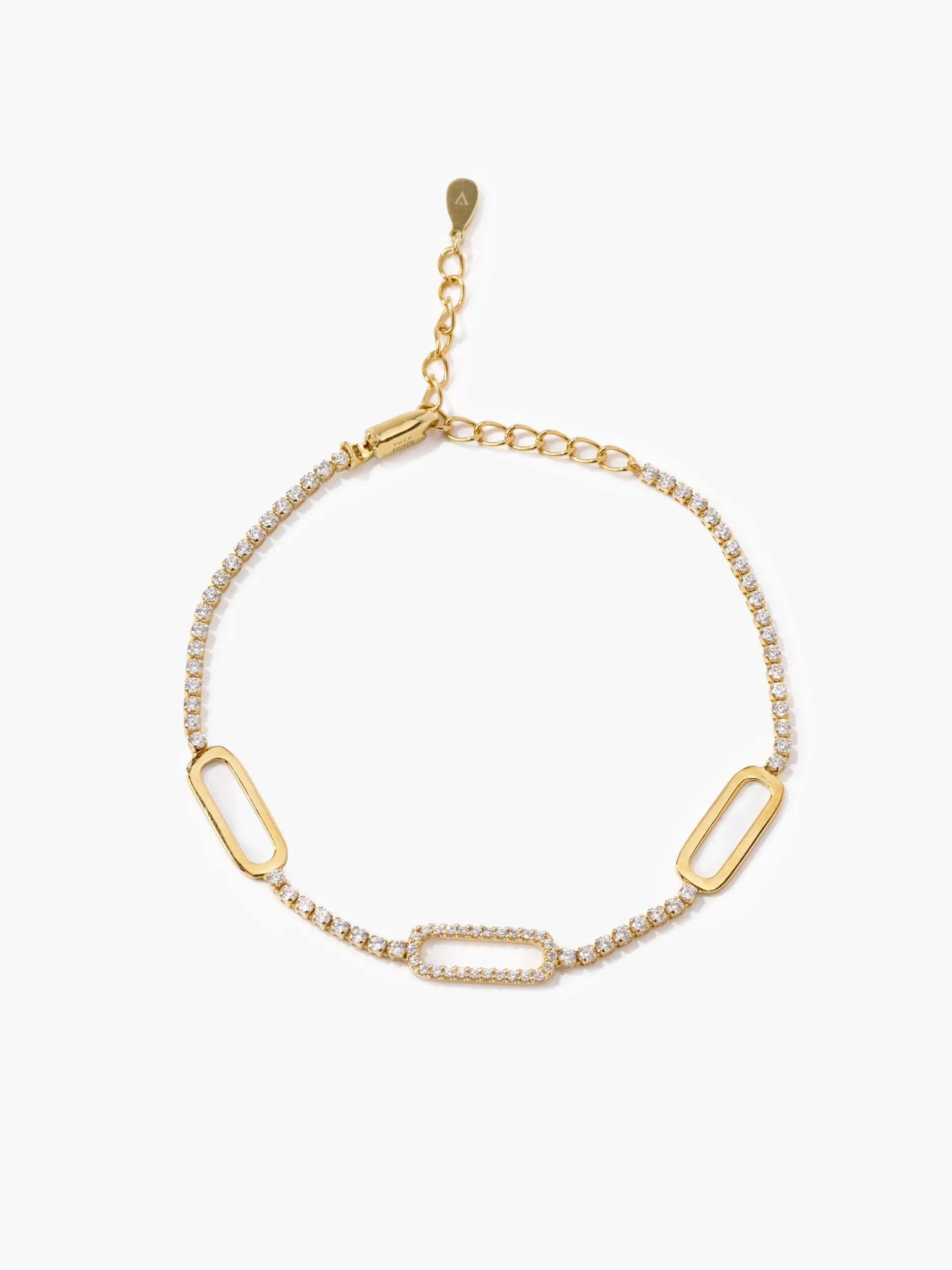 [Silk chain] オーバルライン ブレスレット