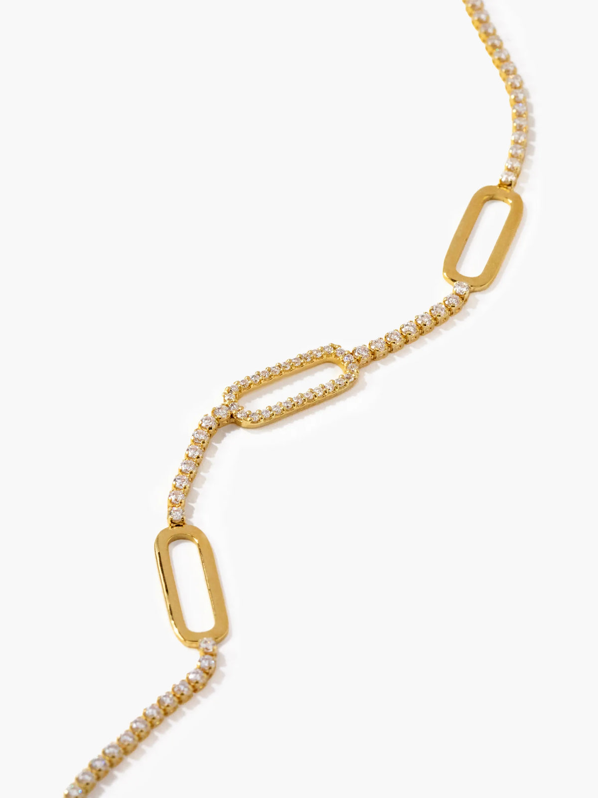 [Silk chain] オーバルライン ブレスレット