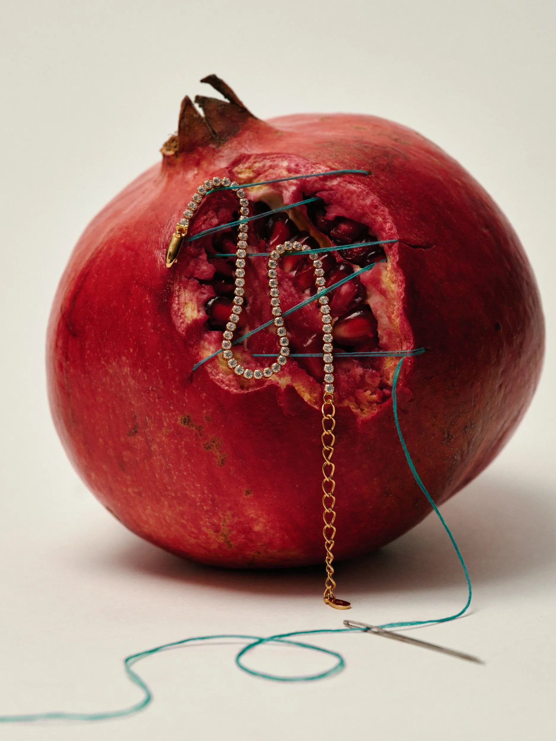 [Silk chain] ライン ブレスレット .