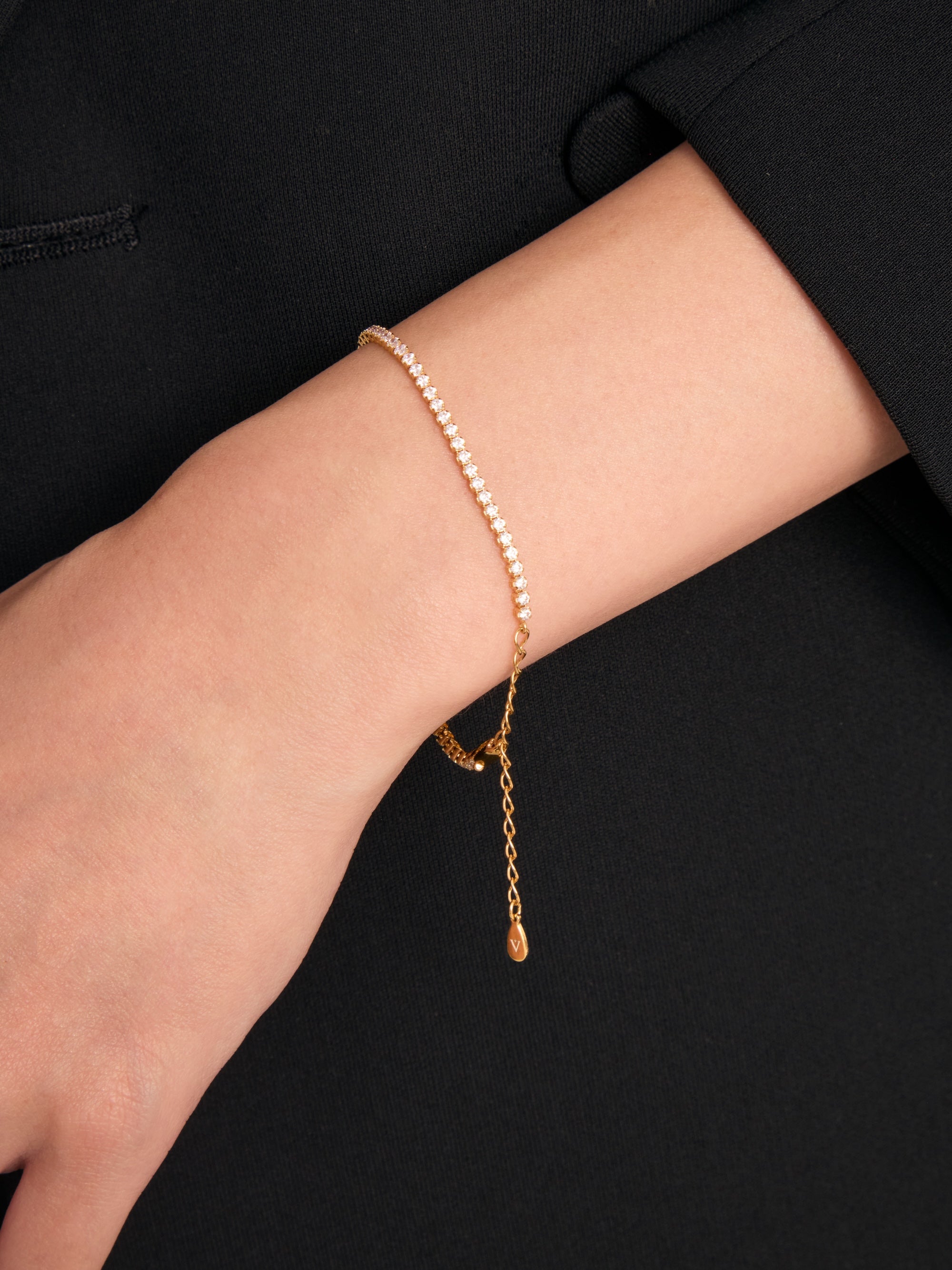 [Silk chain] ライン ブレスレット