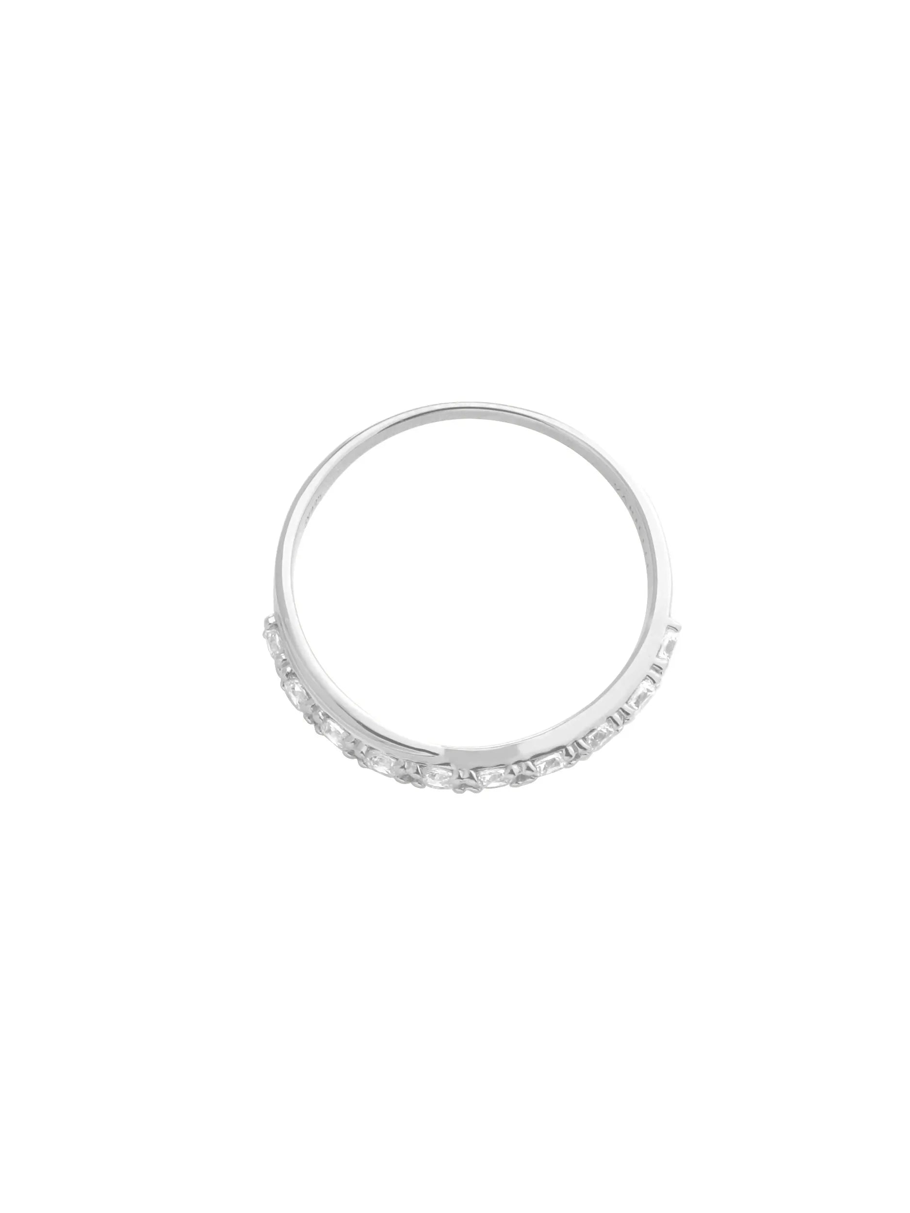 ラウンドカット クロス リング