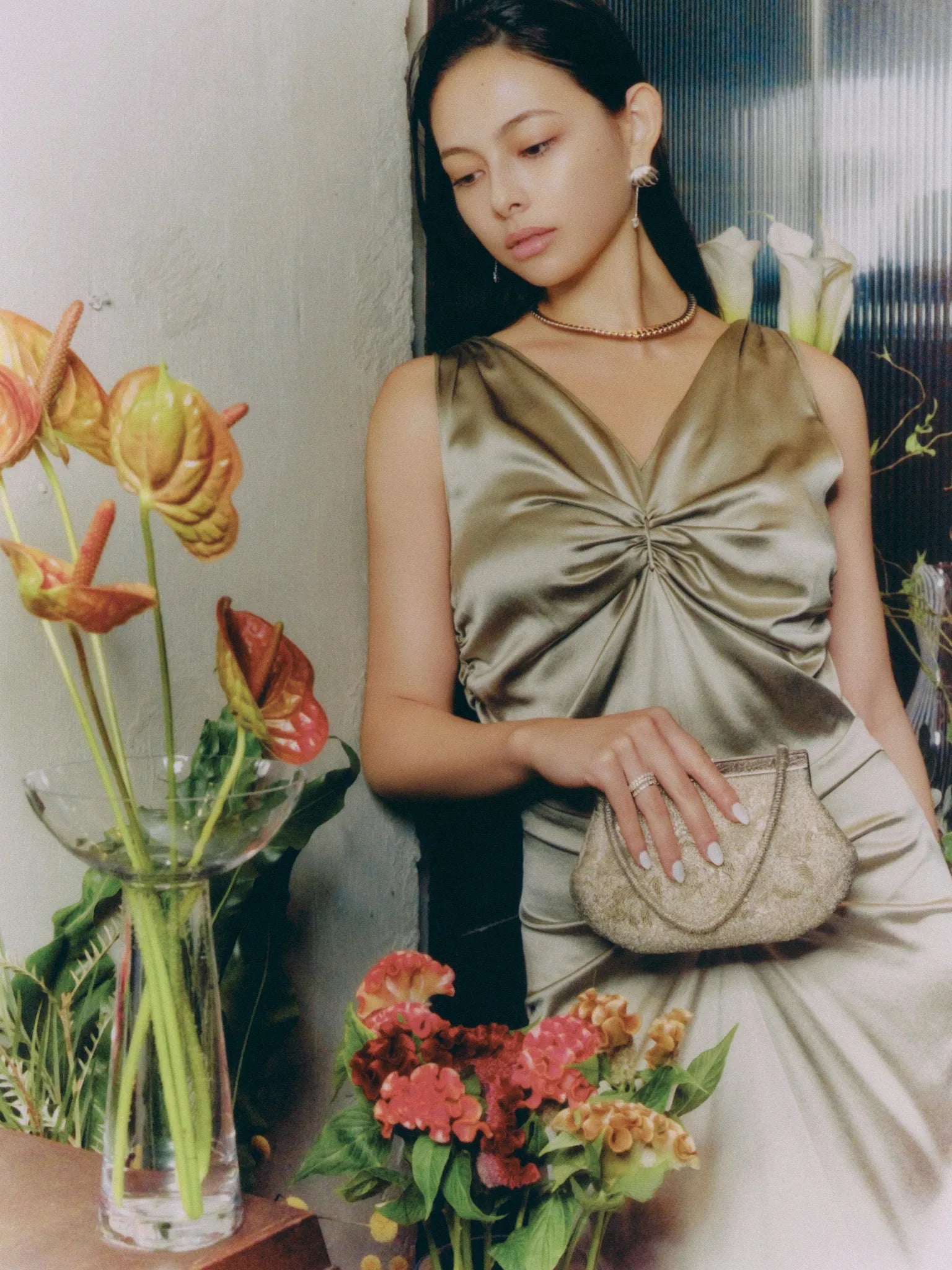 [Oil] シモネッタ　 ピアス