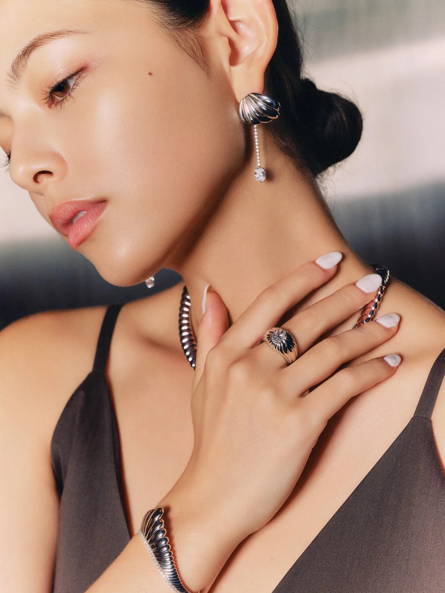 [Oil] シモネッタ　 ピアス