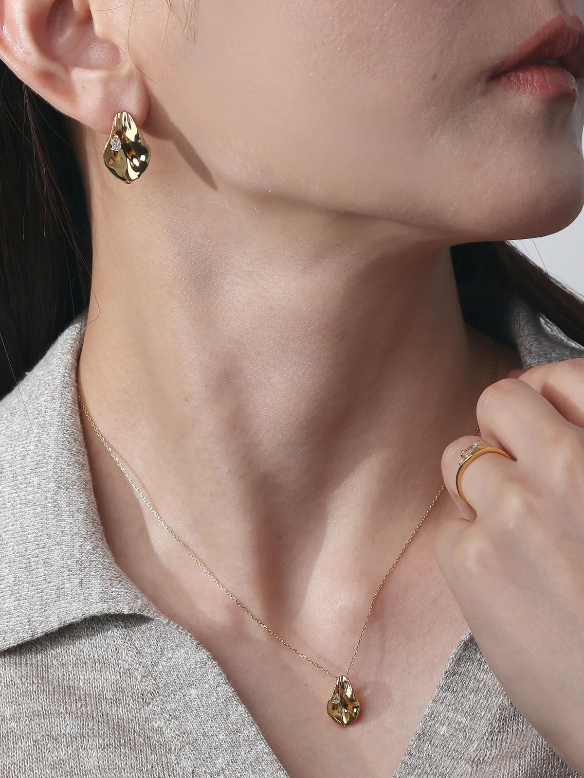 [yonyon] Grace ピアス